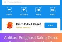 Aplikasi Penghasil Saldo Dana- Panduan Lengkap Meraih penghasilan